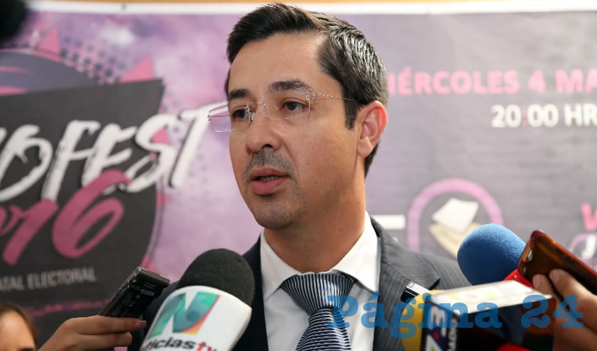 Luis Fernando Landeros Ortiz, consejero presidente del IEE