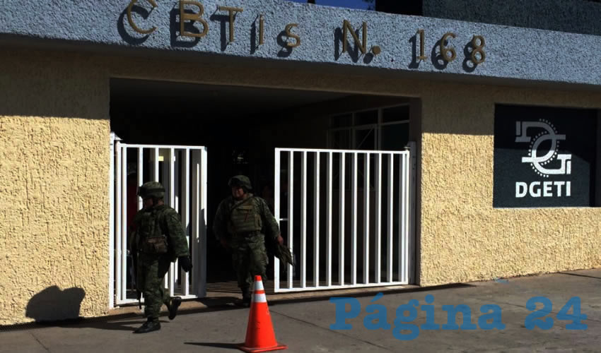 Personal militar revis&oacute; minuciosamente el plantel, pero no encontraron ning&uacute;n artefacto
