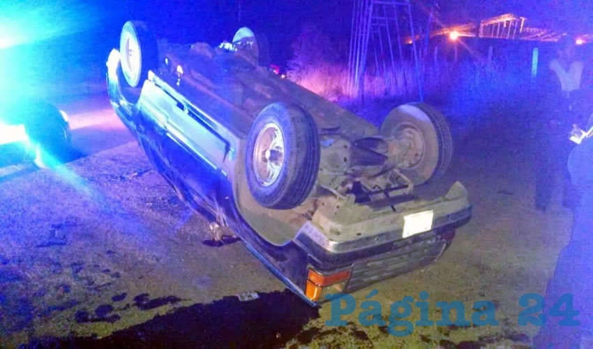 El accidente ocurrió en la carretera que comunica las comunidades Los Arquitos y La Primavera