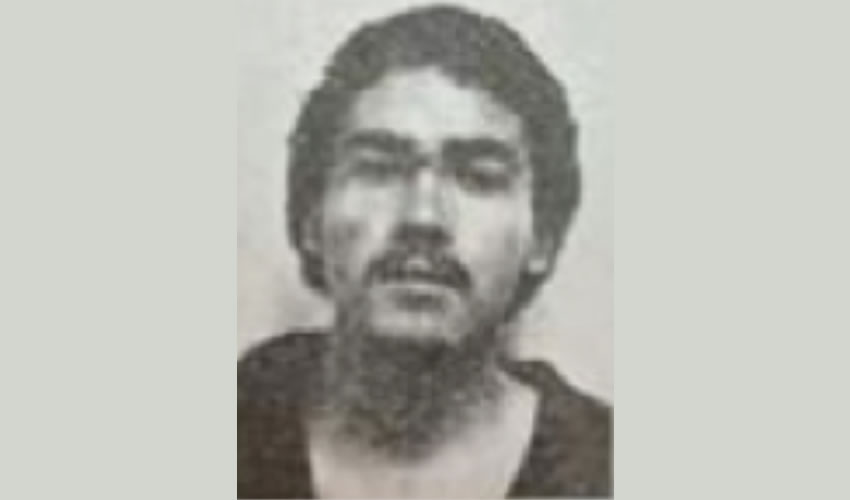 La imagen del joven Luis Carlos en su “alocada” juventud, tras la detención En 1984 robó un auto, mató a una mujer e hirió a otra