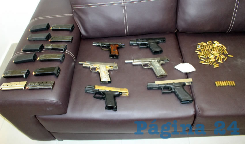 Cargadores, armas de fuego y cartuchos &uacute;tiles