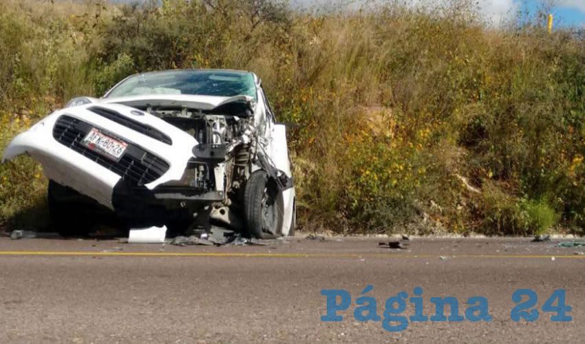 El percance ocurri&oacute; sobre la carretera estatal 181, cerca de Genaro Codina, Zacatecas