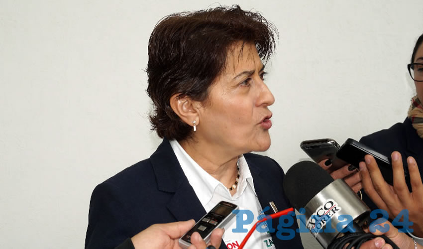 Gema Mercado Sánchez: “Nosotros esperamos lo mejor y que cada quien se pueda identificar, pero necesitamos tener esa certeza para tener la tranquilidad en sus trabajadores” (Foto: Merari Martínez Castro)