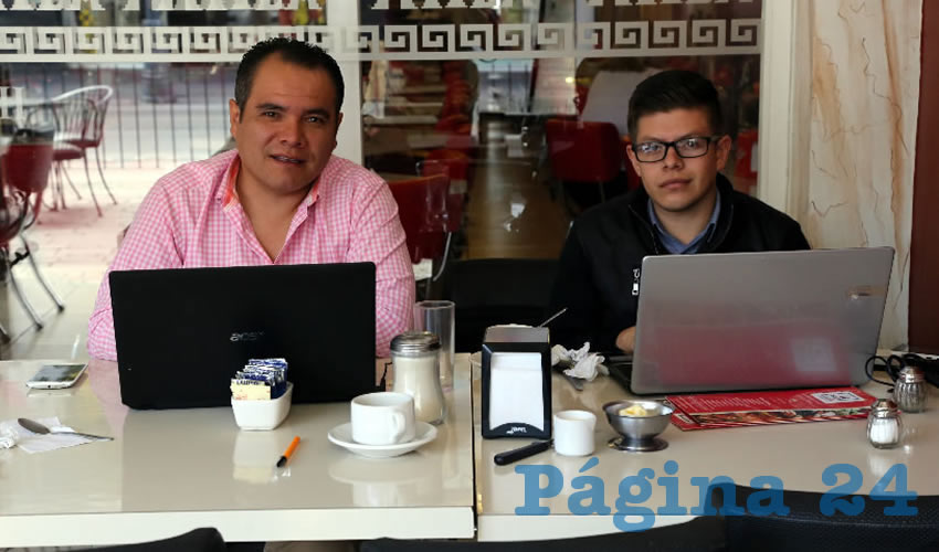 En el restaurante Mitla se reunieron &ldquo;para trabajar&ldquo; David Romo Garza, delegado municipal de Insurgentes, y Rodrigo Zamarripa Gallegos, coordinador administrativo de esa misma delegaci&oacute;n