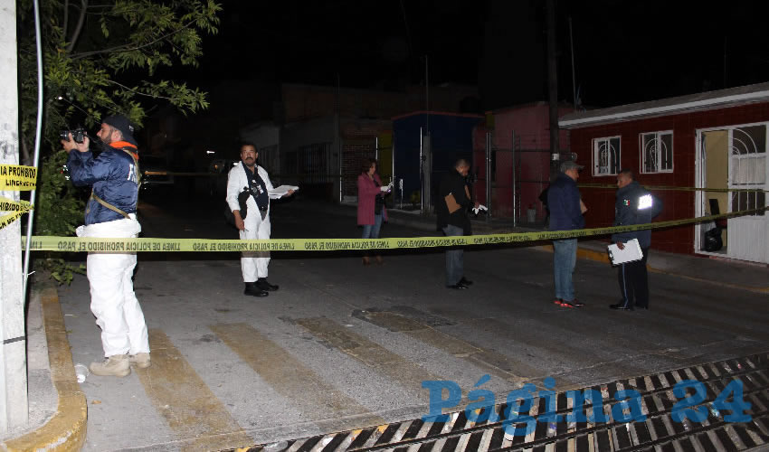 Los hechos ocurrieron en la casa situada en la esquina de las calles Estación Cañada y Manzana, fraccionamiento Ojocaliente III