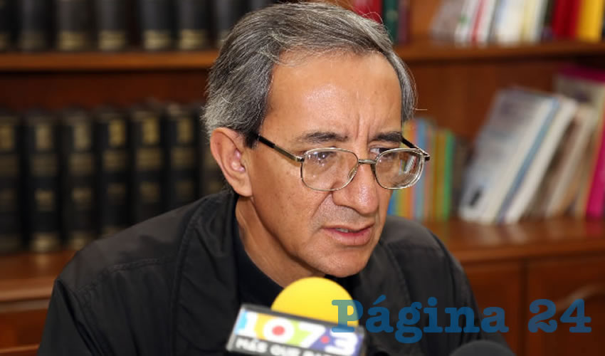 Ra&uacute;l Sosa Palos, vicario de la Di&oacute;cesis de Aguascalientes (Foto: Eddylberto Lu&eacute;vano Santill&aacute;n