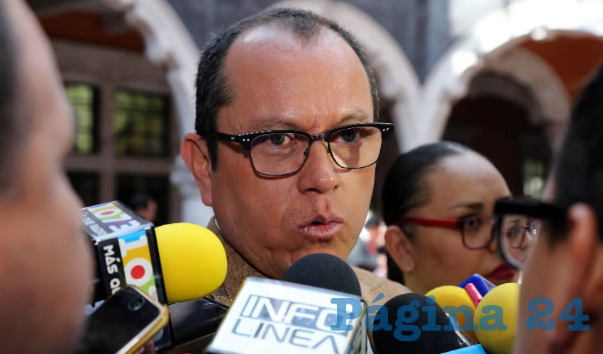 Juan Carlos Rodríguez García, titular de la Seguot (Foto: Eddylberto Luévano Santillán)