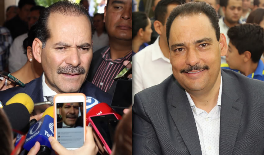 Martín Orozco Sandoval, gobernador electo del Estado | Juan Antonio Martín del Campo, alcalde de Aguascalientes