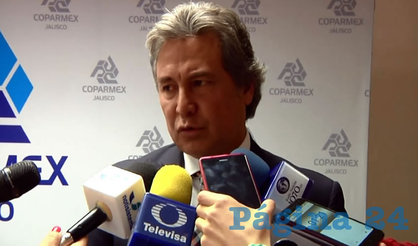El presidente del Comce, Miguel Ángel Landeros, exigió solución a las manifestaciones y bloqueos; sin embargo, la federación, a través de la SCT, no tiene apuro en indemnizar a los ejidatarios/Foto: Francisco Andalón López