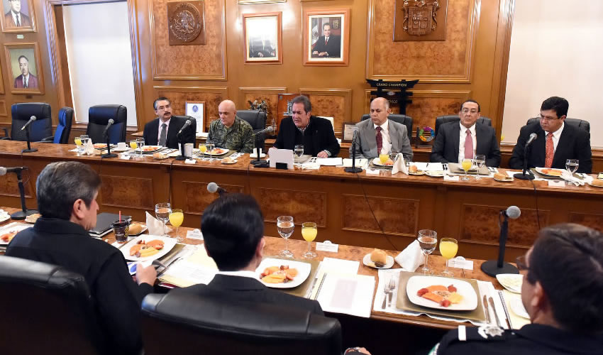 Se revisaron las acciones que fortalecen la tranquilidad en todo el territorio estatal
