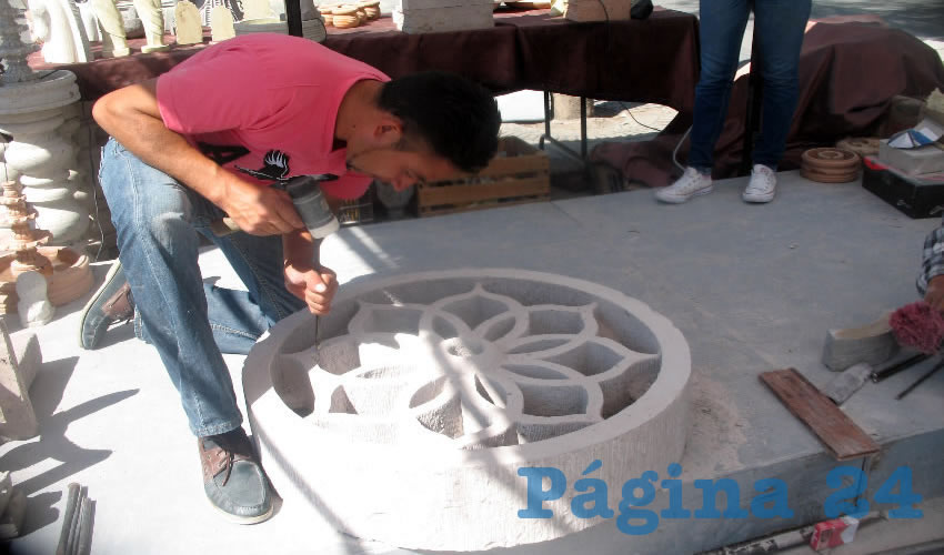 Las piezas que realizaron los artesanos serán mostradas hoy por última fecha/Fotos: Francisco Tapia
