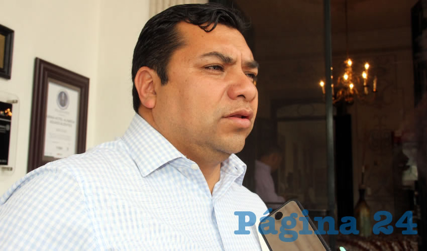 Normando L&oacute;pez Meixueiro, secretario general de la FSTSE
