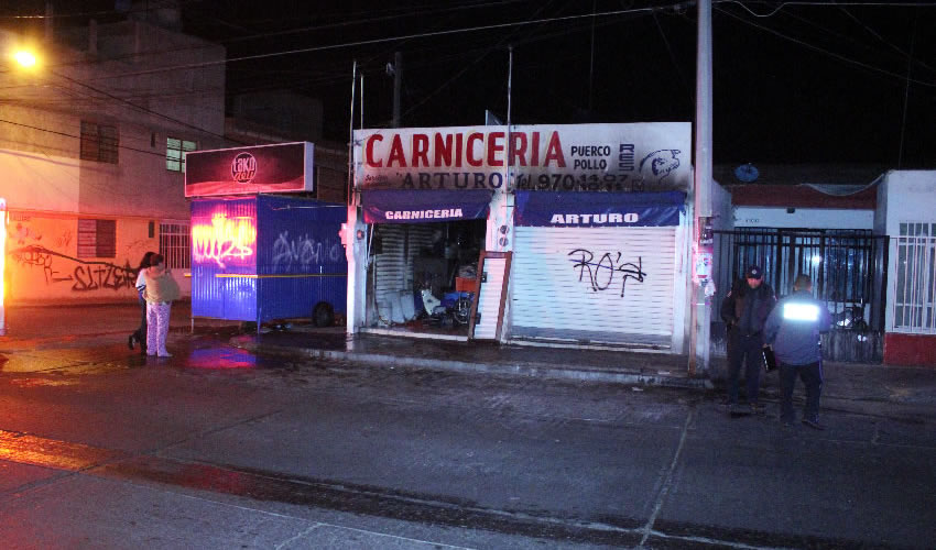 Pérdidas superiores a 100 mil pesos dejó el siniestro en el negocio Carnicería Arturo
