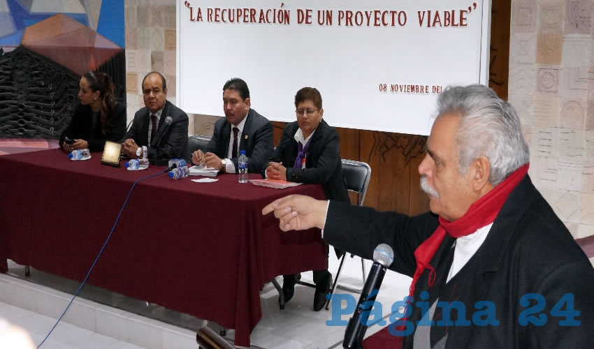 José Luis Medina Lizalde: Se trata de rescatar un proyecto que se presentó en 2006 durante el gobierno de la perredista Amalia García Medina (Foto: Merari Martínez Castro)