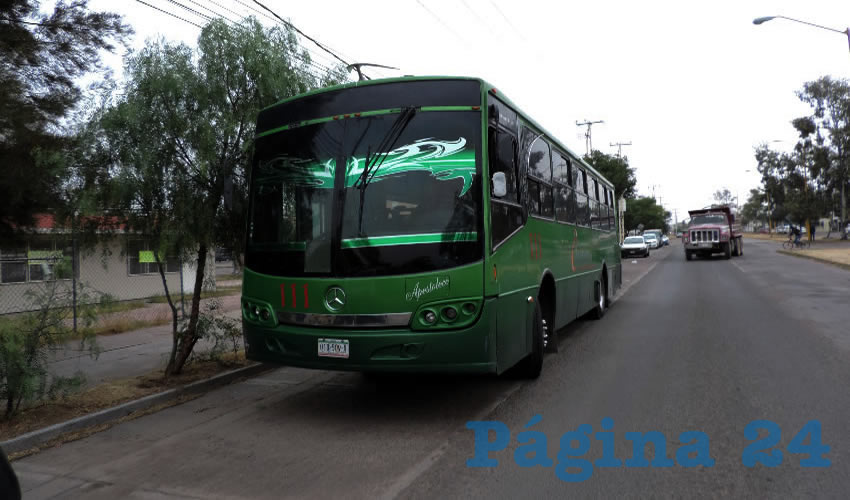 El autobús que manejaba el chofer José Fausto “N” “N”
