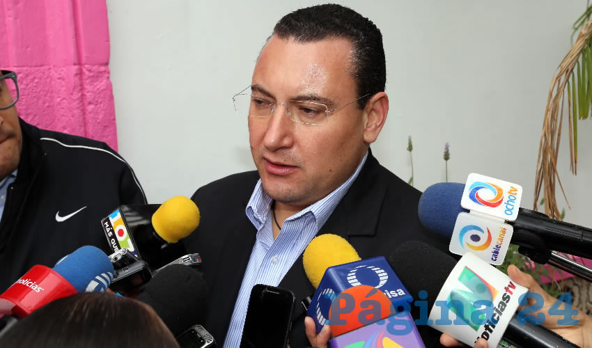 Paulo Gonzalo Martínez López, presidente del CDE del PAN (Foto: Eddylberto Luévano Santillán)