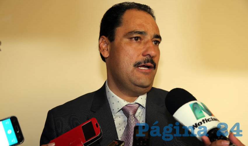 Juan Antonio Martín del Campo, presidente municipal de Aguascalientes (Foto: Eddylberto Luévano Santillán)