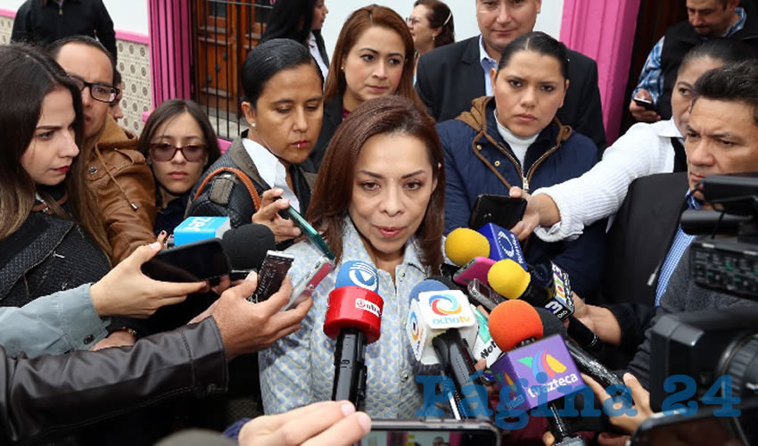 Josefina V&aacute;zquez Mota, titular de vinculaci&oacute;n con la sociedad del CEN del PAN (Foto: Eddylberto Lu&eacute;vano Santill&aacute;n)