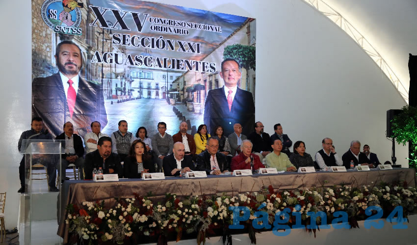 Celebró la Sección XXI del Sindicato Nacional de Trabajadores del Seguro Social (SNTSS) su XXV Congreso Seccional Ordinario