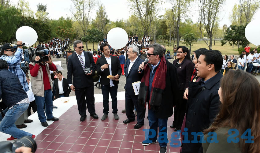 Estudiantes de todos los municipios de Aguascalientes participaron en el proyecto de Satélites para una medición instantánea en la estratósfera