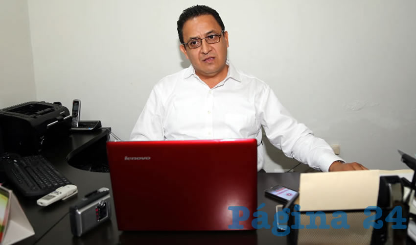 Víctor Manuel García López, secretario general del SUTHMH