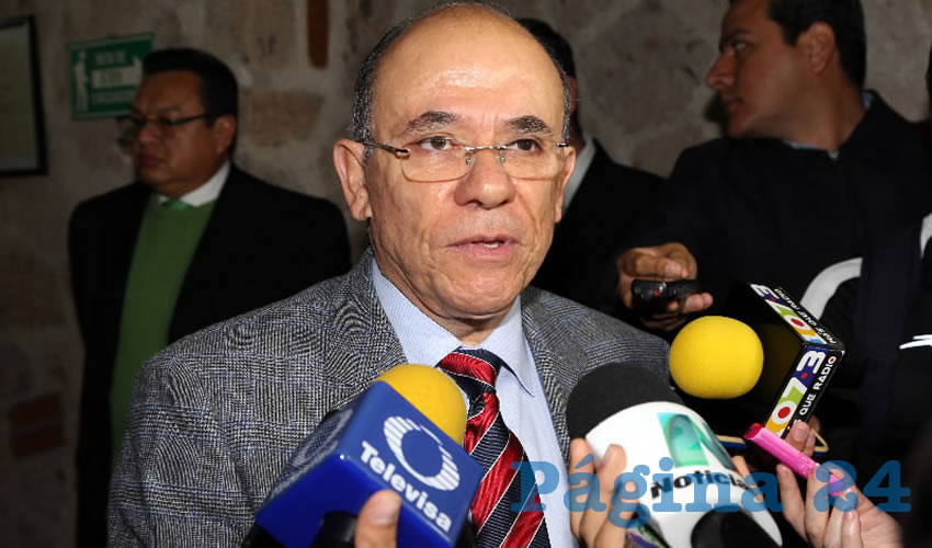 Juan Fernando Palomino Topete, delegado del ISSSTE en Aguascalientes (Foto: Eddylberto Lu&eacute;vano Santill&aacute;n)