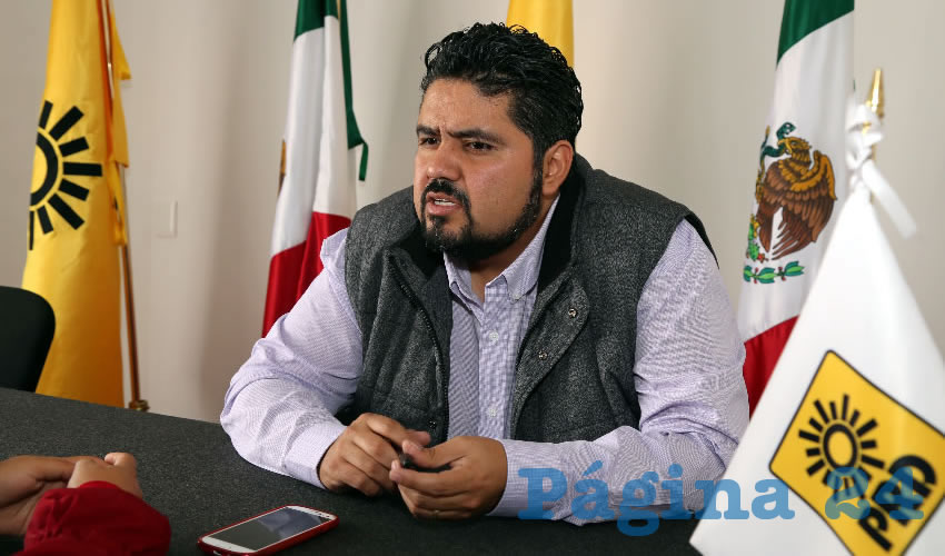 Iv&aacute;n S&aacute;nchez N&aacute;jera, diputado local (Foto: Eddylberto Lu&eacute;vano Santill&aacute;n)