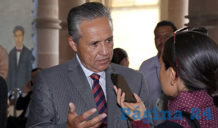 Antonio Robledo S&aacute;nchez, presidente estatal de la CMIC (Foto: Eddylberto Lu&eacute;vano Santill&aacute;n)