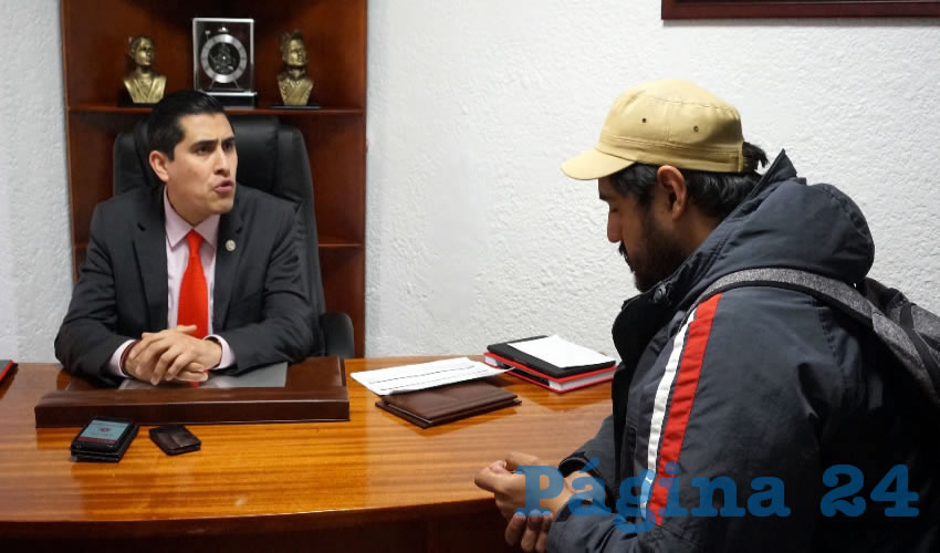 Carlos Peña Badillo: “Recibimos al Poder Judicial, al Instituto Zacatecano de Acceso a la Información, hemos tenido pláticas con algunas secretarías o instituciones estatales quienes nos han presentado su proyecto del presupuesto”(Foto: Merari Martínez Castro)