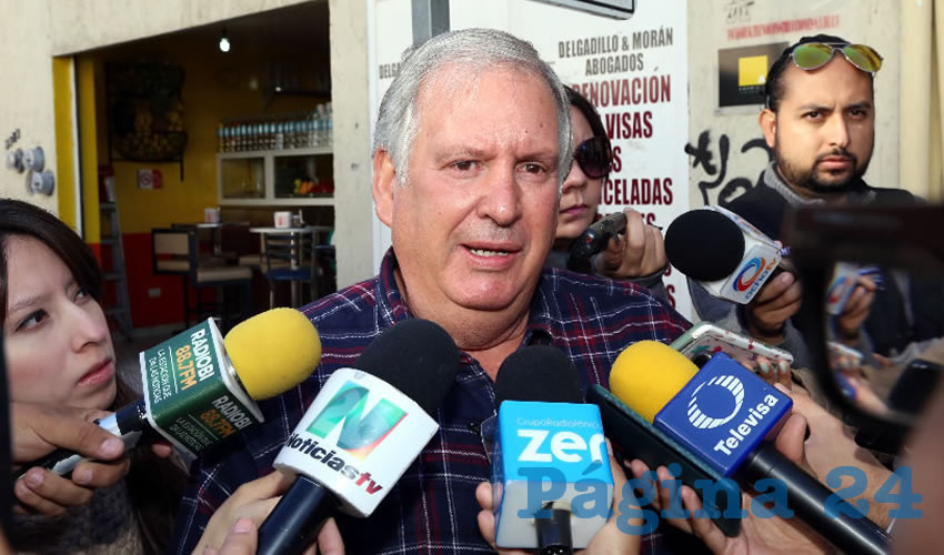 &Aacute;lvaro Gonz&aacute;lez Mu&ntilde;oz, presidente del Frente Nacional de Productores y Consumidores de Leche (Foto: Eddylberto Lu&eacute;vano Santill&aacute;n)