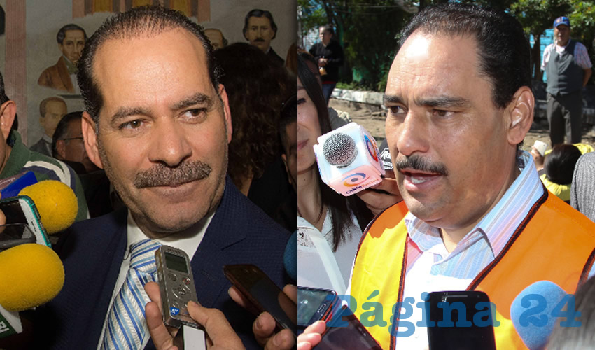 Martín Orozco Sandoval, gobernador electo del Estado | Juan Antonio Martín del Campo, alcalde de Aguascalientes