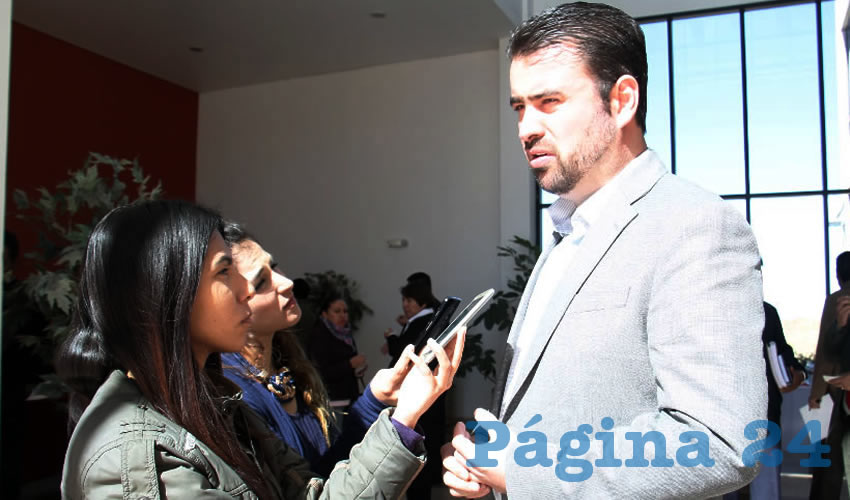 José Haro de la Torre: José Haro de la Torre, presidente municipal de Fresnillo, dio a conocer que se necesitan más de 114 millones de pesos para cerrar el año, entre pago de prestaciones de los trabajadores, aguinaldos, vacaciones, quincenas, entre otros aspectos (Foto: Rocío Castro)