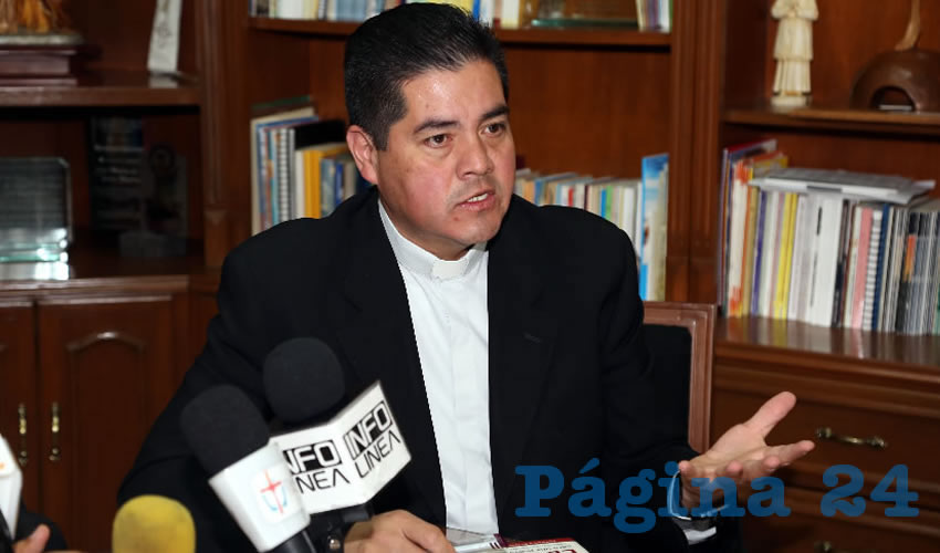 Carlos Alberto Alvarado Quezada, vocero de la Diócesis de Aguascalientes
