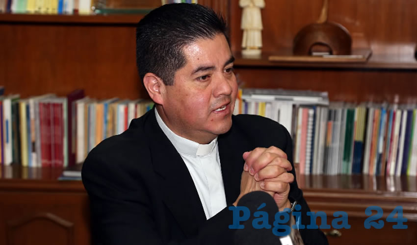 Carlos Alberto Alvarado Quezada, vocero de la Diócesis
