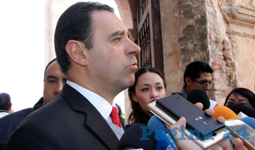 Alejandro Tello Cristerna, gobernador de Zacatecas: “El tema principal de la Conago fueron los migrantes” (Foto: Rocío Castro)