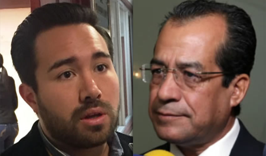 Jes&uacute;s Guillermo Guti&eacute;rrez Ruiz Esparza, y Francisco Mart&iacute;nez Delgado, legisladores locales