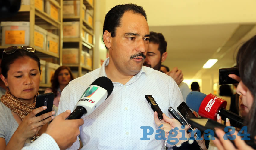 Juan Antonio Mart&iacute;n del Campo, presidente municipal de Aguascalientes (Foto: Eddylberto Lu&eacute;vano Santill&aacute;n)