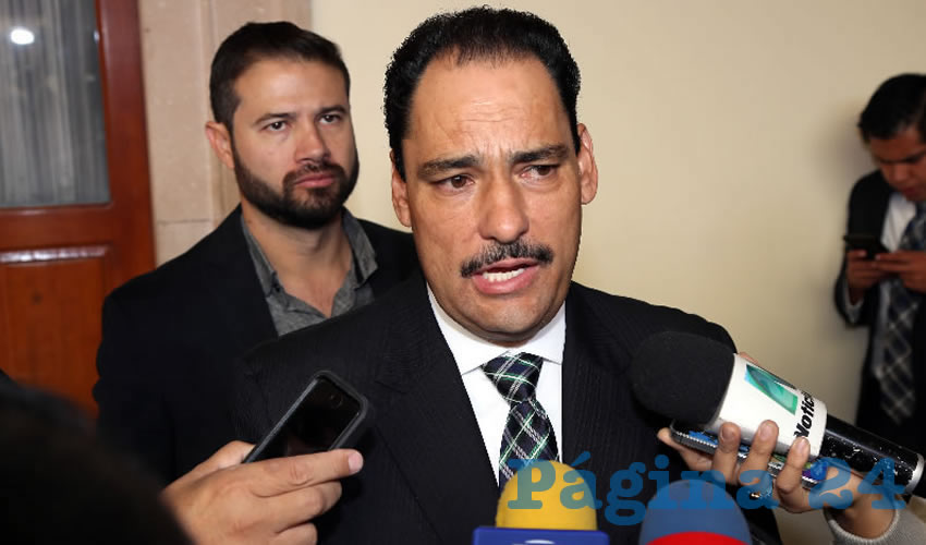 Juan Antonio Martín del Campo, presidente municipal de Aguascalientes (Foto: Eddylberto Luévano Santillán)