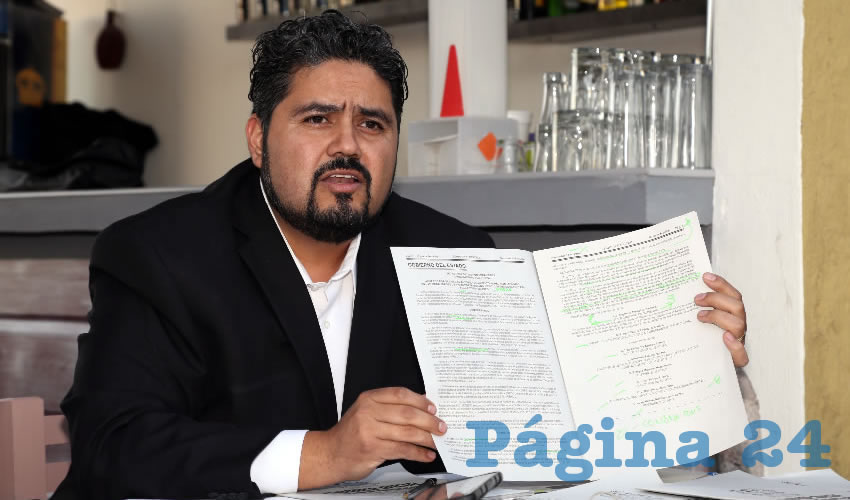Iván Sánchez Nájera, legislador local (Foto: Eddylberto Luévano Santillán)