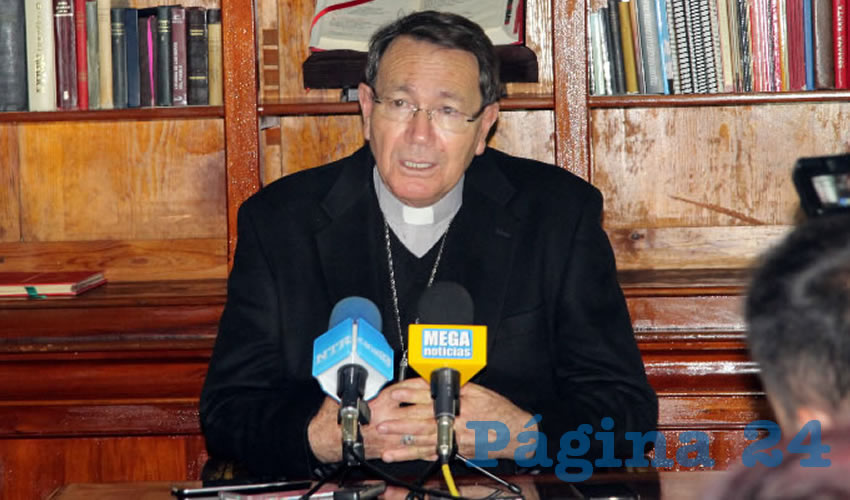Respecto a temas de inseguridad, el obispo fue cuestionado sobre los últimos casos de feminicidios acotó que “toda muerte es la injusticia más grande contra una persona porque le quitas todas las posibilidades” (Foto Rocío Castro Alvarado)