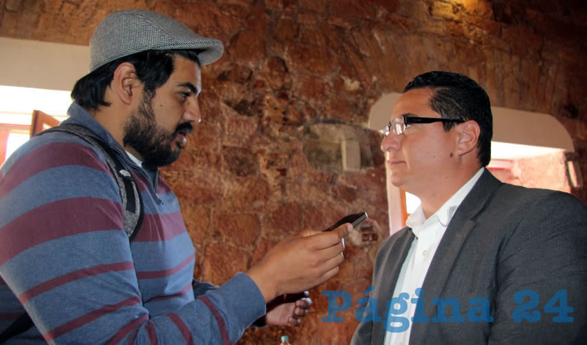 Federico Robles, presidente municipal de Jalpa (Foto Rocío Castro Alvarado)