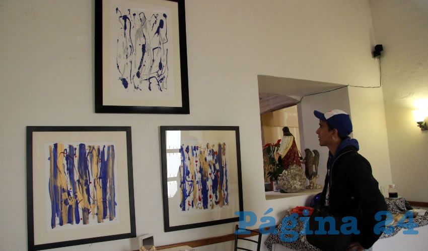 Esta exposición consta de 12 piezas, estratégicamente colocadas en este restaurante, para el deleite de las personas que lo visitan, para que puedan conocer el talento de un pintor nacido en Ojocaliente, Zacatecas, quién ha trabajado para que su talento sea reconocido a nivel local, nacional e internacional. (Foto: Rocío Castro Alvarado)