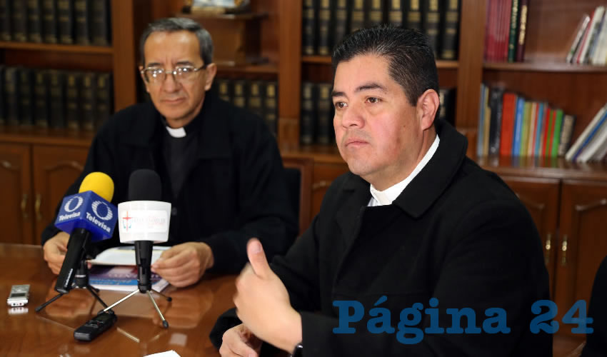 Carlos Alberto Alvarado Quezada, vocero de la Diócesis de Aguascalientes (Foto: Eddylberto Luévano Santillán)