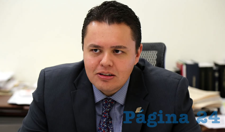 José Antonio Guerra Caparrós, delegado de la Prodecon en Aguascalientes (Foto: Eddylberto Luévano Santillán)