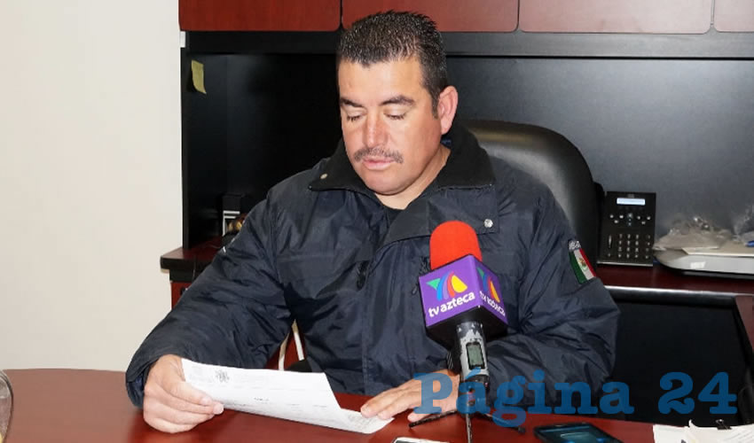 Juan José Ríos: “El primero se metió al domicilio ubicado en la Toma de Zacatecas, llevaba una maleta con pertenencias de los propietarios que hicieron el reporte y se logró la detención de la persona que iba lesionada porque quebró vidrios del domicilio para poder meterse” (Foto: Merari Castro Alvarado)