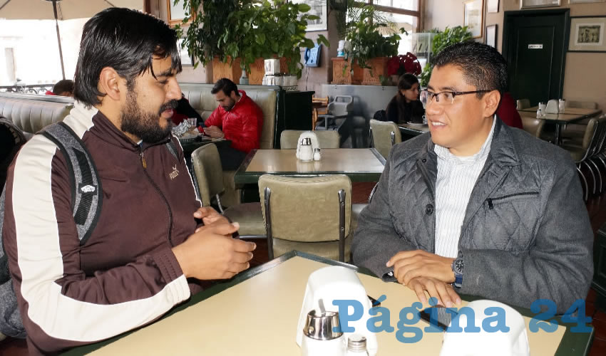 Saúl Monreal Ávila: “Nos parece lamentable que se asuma una responsabilidad, es un premio a la impunidad, nosotros hemos insistido que Miguel Alonso es un corrupto y está comprobado, la corrupción el saqueo y el delincuente que es” (Foto: Merari Martínez Castro)