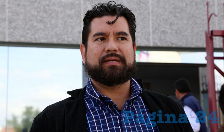 Manuel González, presidente de Mopes AC (Foto: Eddylberto Luévano Santillán)