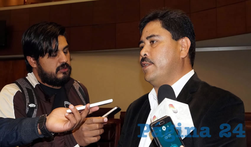 Santiago Domínguez Luna: Es necesaria la comparecencia del Miranda Castro para que exponga cada uno de los componentes del presupuesto que envía el gobierno estatal de Alejandro Tello Cristerna (Foto: Merari Martínez Castro)