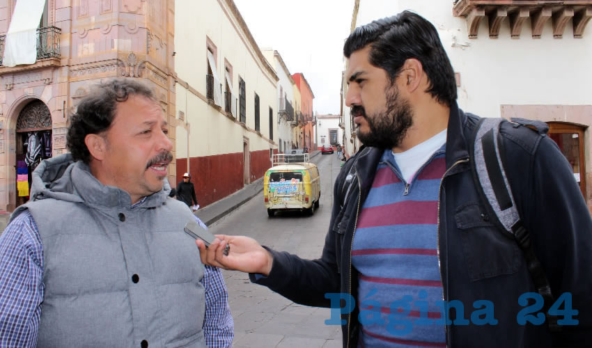 Alejandro Rivera: Nieto Es un diálogo que ya se agotó en la mesa y ya únicamente estamos en espera de charlar para ver cómo se realizará el pago y así los trabajadores puedan cobrar lo que por ley les corresponde” (Foto: Rocío Castro)