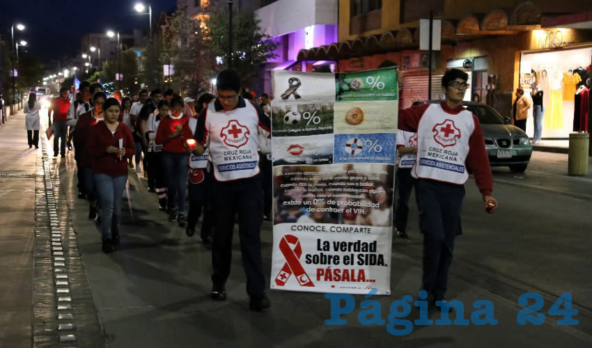 El contingente transitó por Francisco I. Madero hasta la plaza principal de la ciudad